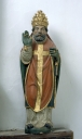 Statue (demi nature) : Saint Cornély, Castennec (Bieuzy fusionnée en Pluméliau-Bieuzy en 2019)