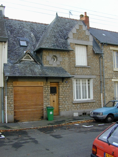 Maison, 12 rue Rabelais (Rennes)