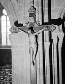 Croix : Christ en croix, église paroissiale Notre-Dame-de-Roscudon (Pont-Croix)