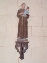 Statue : saint Antoine de Padoue ; culot