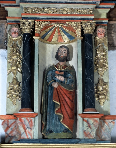 Statue : Saint Joseph, Saint-Nicodème (Pluméliau fusionnée en Pluméliau-Bieuzy en 2019)
