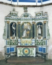 Ensemble autel, gradins d'autel, retable (autel secondaire)
