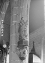 Statue : Vierge à l'Enfant, église paroissiale Saint-Pierre, Saint-Paul (Poullaouen)