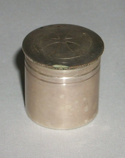 Ampoule à huile des malades
