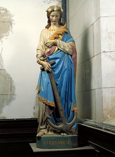 Statue : sainte Philomène