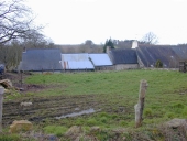 Alignement de quatre maisons et fermes, le Bois Edelin (Ercé-près-Liffré)