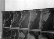 Stalles (12), église paroissiale Saint-Aubin (Brandivy)