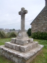 Croix monumentale, croix de placître, la Roche-Jaune (Plouguiel)