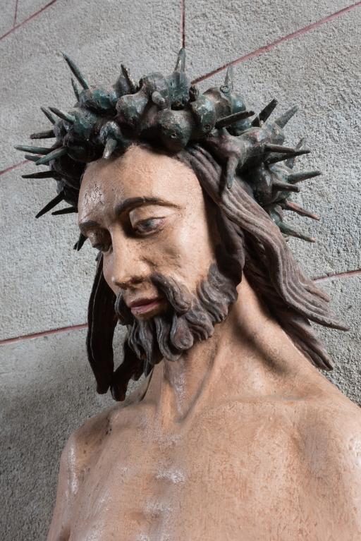 Statue : Christ aux outrages, Eglise Saint-Pierre (Plougonver)