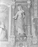 Groupe sculpté : Annonciation, église paroissiale Saint-Vinoc (Plouhinec-29)