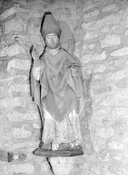 Statue (d'applique, petite nature) : saint Paterne, presbytère (Meucon)
