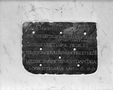 Plaque commémorative, chapelle Notre-Dame-de-Vertu (Mecé)