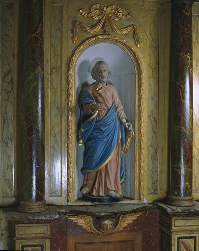 Statue (grandeur nature) : saint Pierre