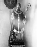 Statue (petite nature) : saint Eloi, chapelle Notre-Dame (Baden)