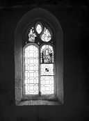 Verrière (verrière à personnages) (1), chapelle Saint-Hervé (Gourin)