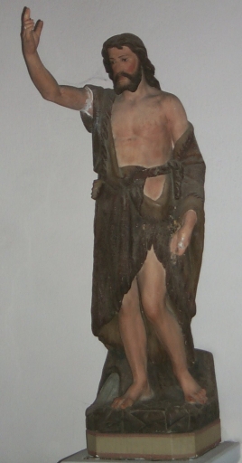 Statue sur socle : saint Jean-Baptiste (Guipry fusionnée en Guipry-Messac en 2016)