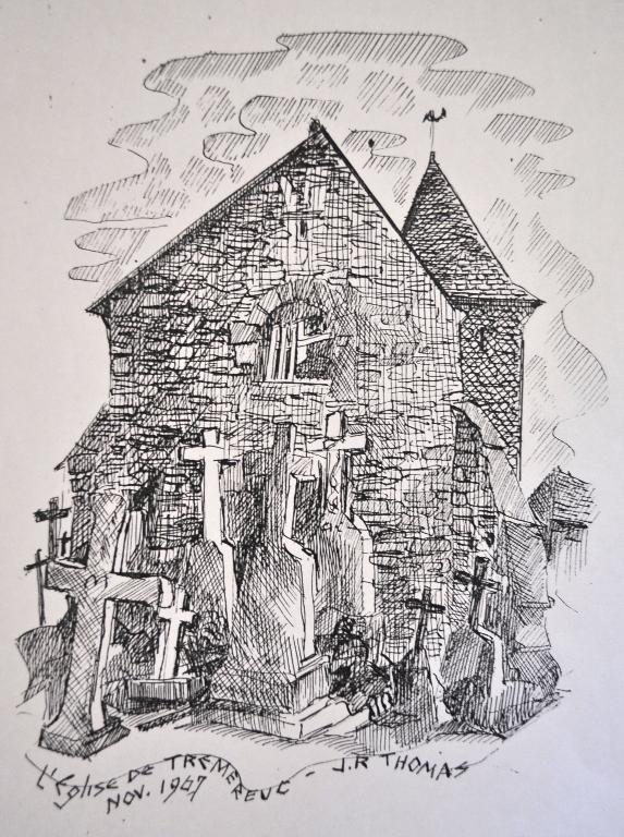L’Église Saint-Laurent, rue de l'église (Tréméreuc)