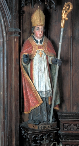 Statue de saint Diboan