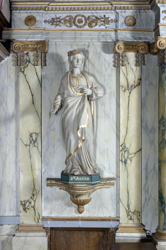 Statue sur culot : Sainte Justine