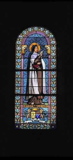 Verrière à personnages de la baie 105 : sainte Thérèse