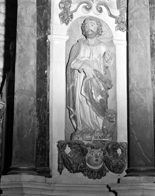 Statue : Saint Marc, église paroissiale Notre-Dame (Malansac)