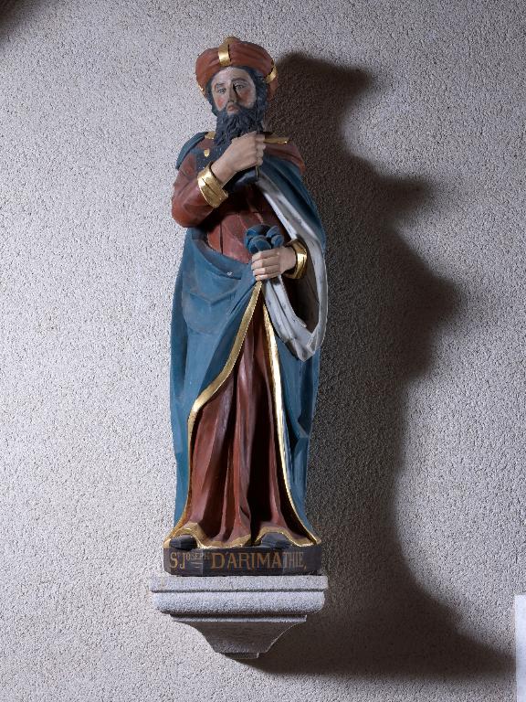 Statue : Saint Joseph d'Arimathie, chapelle Saint-Barthélemy (Pleucadeuc)