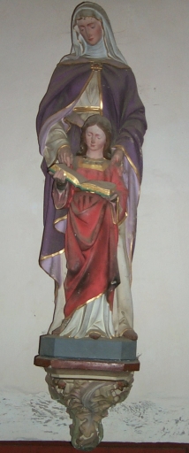 Statue sur culot : Education de la Vierge