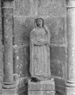 Groupe sculpté : (?), d'applique, demi-nature ; Education de la Vierge (?), chapelle Notre-Dame (Plouénan)