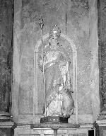 Statue : Saint Cornély, église Saint-Pierre (Sérent)