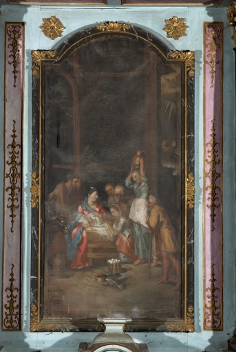 Tableau d'autel 1 : Adoration des bergers
