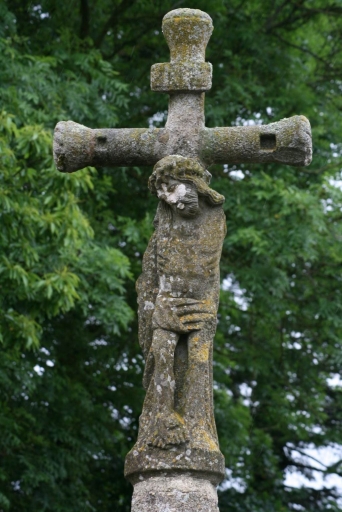 Croix monumentale dite Croas Poulfanc, Ty Croaz (Plounéour-Ménez)