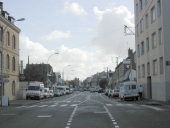 Ancienne route royale, puis nationale n°163bis, dite route départementale n°3 de Rennes à La Guerche, dite route de Châteaugiron, rue de Châteaugiron (Rennes)