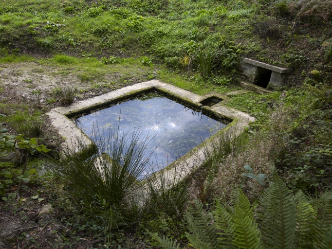 Fontaine domestique et lavoir, rue Feunteun Ven (Telgruc-sur-Mer)