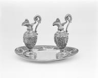 Plateau, burettes, église paroissiale Saint-Pierre, Saint-Paul (Guidel)