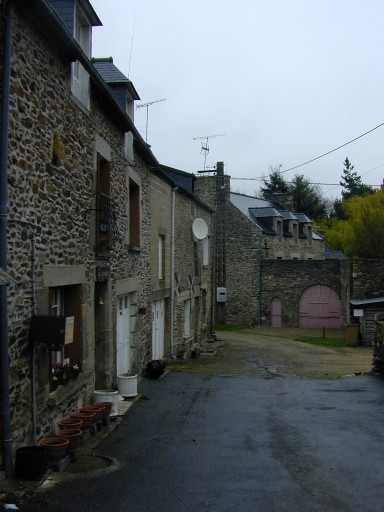 Alignement de maisons, l'Ecluse (Pleurtuit)