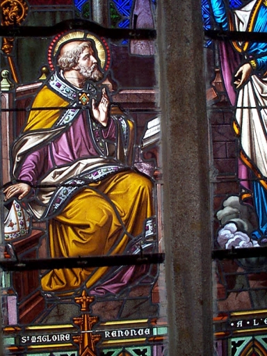 Verrière de la baie 104 : Vie de saint Magloire
