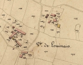 Alignement de maisons, la Louinais (Mézières-sur-Couesnon)