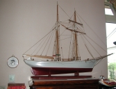Maquette de bateau : goélette de cabotage "Océanide"