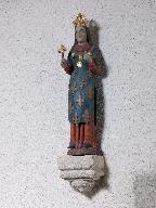 Statue : Saint Louis, chapelle Saint-Barthélemy (Pleucadeuc)