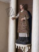 Statue : Saint Laurent, église paroissiale Saint-Laurent (Saint-Laurent-sur-Oust)