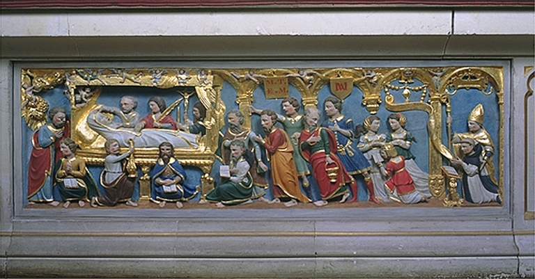 Devant d'autel : Dormition de la Vierge