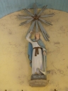 Statues de la chapelle de l'île Maudez