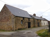 Alignement de maisons, l'Angevinais (Liffré)