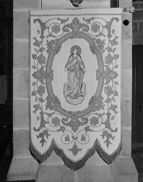 Bannière : Immaculée Conception, de congrégation, église paroissiale Saint-Patern (Séné)