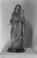 Statue (d'applique) : Vierge à l'Enfant, église paroissiale Saint-Germain (Kerlaz)