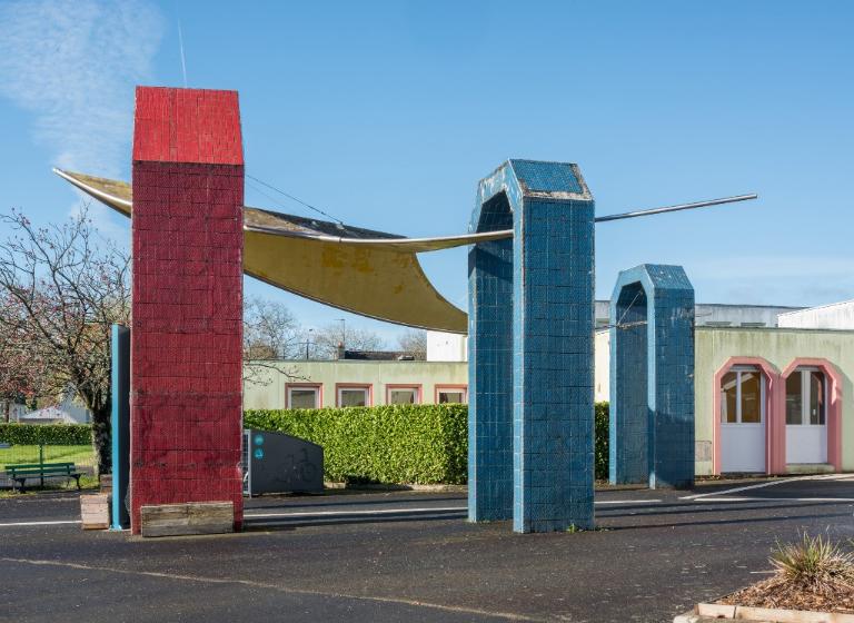 La décoration au titre du 1% artistique du lycée professionnel Roz Glas (Quimperlé)