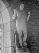 Statue (d'applique, petite nature) : saint Jean-Baptiste, chapelle Saint-Bily (Plaudren)