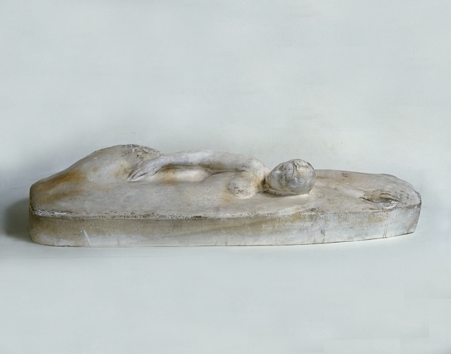 Haut-relief : La nageuse