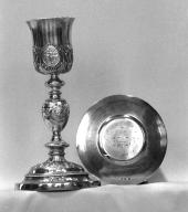 Calice, patène (5), église Saint-Pierre-Saint-Paul, Chapelle Notre-Dame-des-Victoires et ossuaire (Gourin)