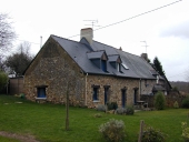 Alignement de maisons, la Cerberdière (Liffré)
